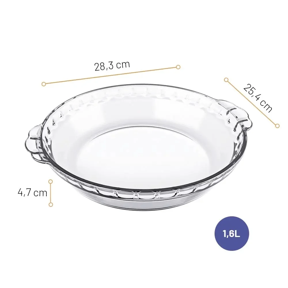 imagem de Forma Filetada Marinex Redonda Grande 1,6 Litros