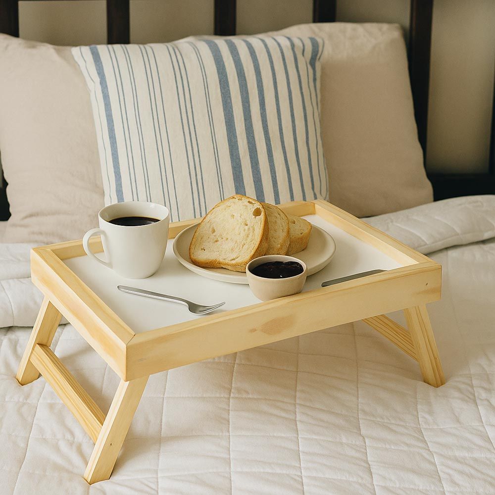 imagem de Bandeja de Servir Com Pes Dobraveis