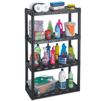 imagem de Estante 4 Prateleiras Preta