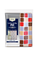 imagem de Cortina de Box Pvc Estampada Anti Mofo