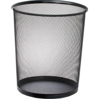 imagem de Lixeira Redonda de Metal 12 Litros Preto