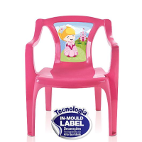 imagem de Poltrona Infantil Rosa C/ Label