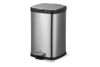 imagem de Lixeira Com Pedal Frame 12 Litros Inox Escovado