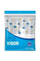 imagem de Cortina De Box Vinil Visor Retangular Peixes