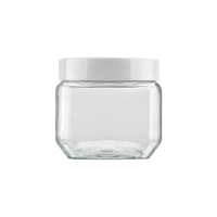 imagem de Pote de Vidro Quadrado 800 Ml