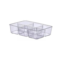 imagem de Organizador Diamond Cristal C/ Divisórias 25x18x6cm