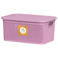 imagem de Caixa Rattan Rosa 15 Litros