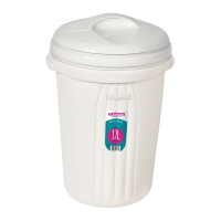 imagem de Cesto Plástico Para Lixo Com Tampa 17 Litros