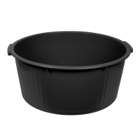 imagem de Bacia Plástica Redonda 80 Litros Preta