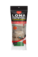 imagem de Lona Protetora Com Fita Adesiva