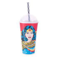 imagem de Copo Shake Mulher Maravilha 500ML