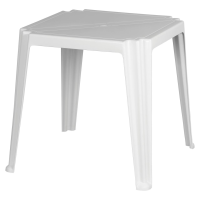 imagem de Mesa Plástica Monobloco Branca 70 x 70 cm