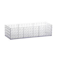 imagem de Organizador Quadratta Empilhável Cristal 32x11x8cm