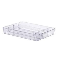 imagem de Organizador Diamond C/ Divisórias Cristal 36x28x5cm